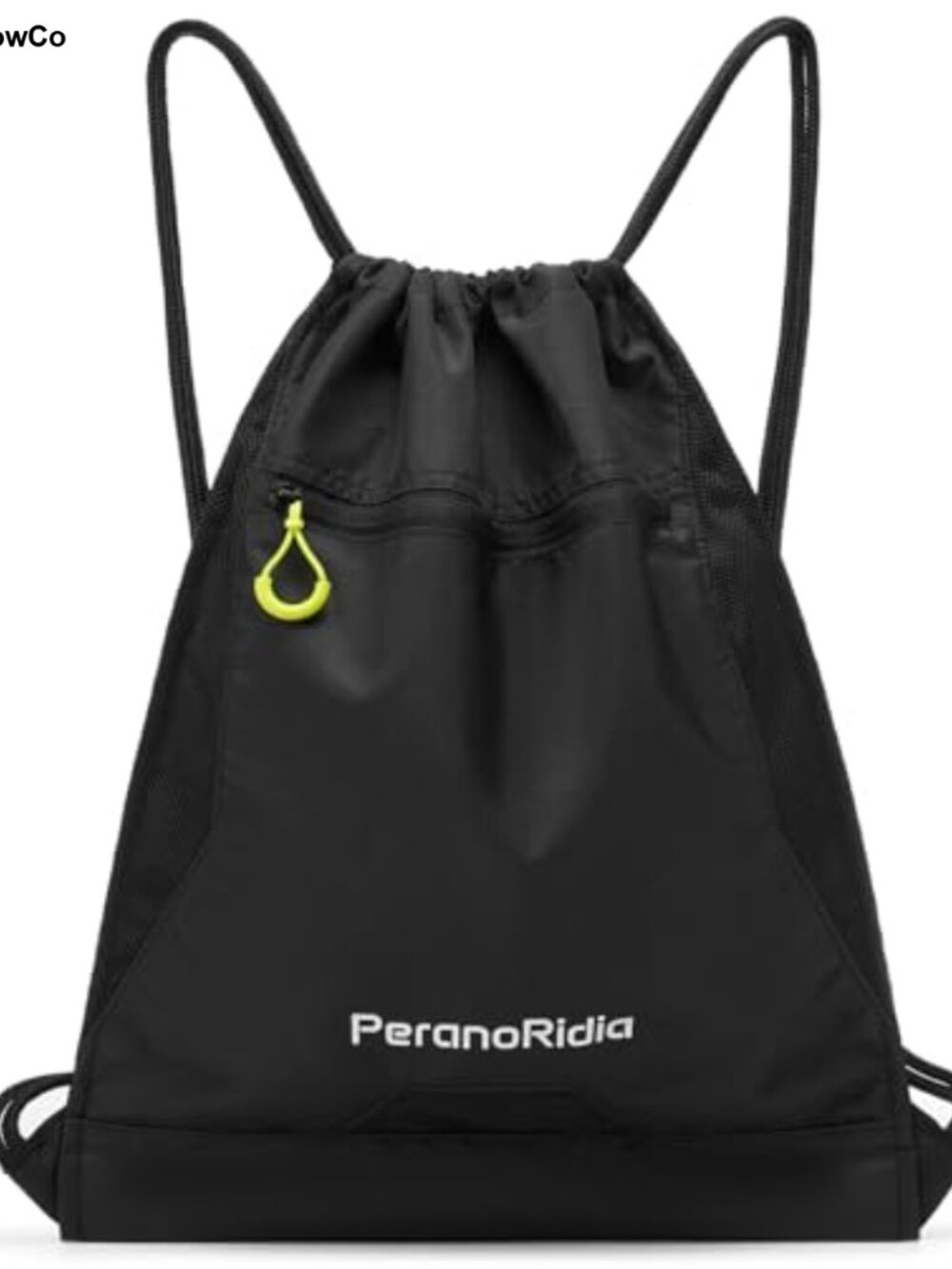 Drawstring Backpack Lightweight Gym Sackpack Water Repellent Mesh Pocket